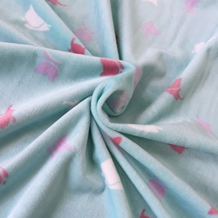家纺服装水晶超柔宝宝绒布料花型多