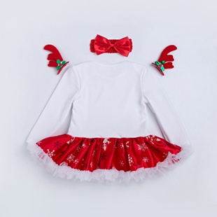 棉长袖0-2岁婴童连身裙
